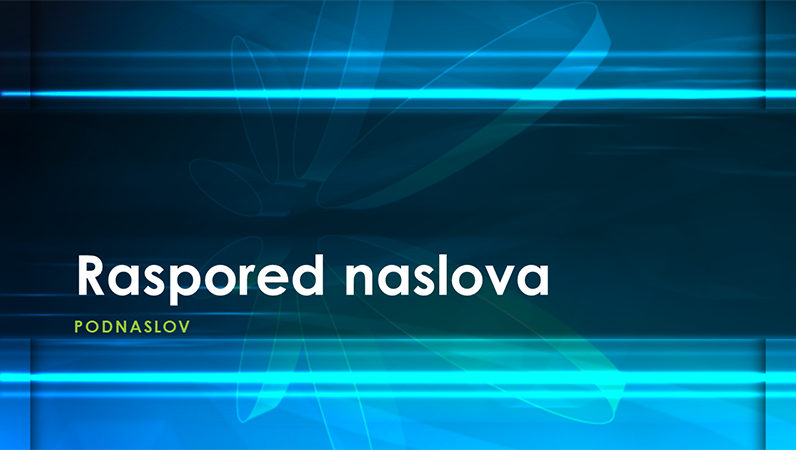 Predložak dizajna „Plavi atom“ Predložak dizajna „Plavi atom“