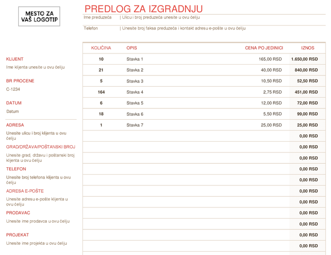program za fakture excel program za fakture excel