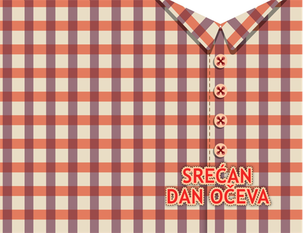 Kartica za Dan očeva (od ćerke, četvorostruko) Kartica za Dan očeva (od ćerke, četvorostruko)