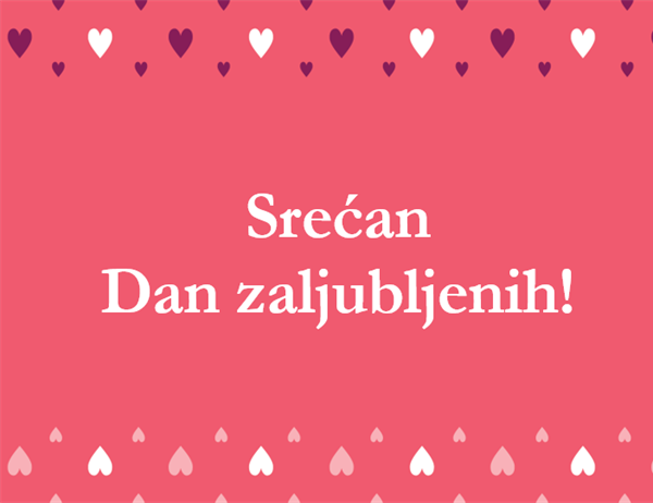 Čestitka za Dan zaljubljenih (četvorostruka) Čestitka za Dan zaljubljenih (četvorostruka)