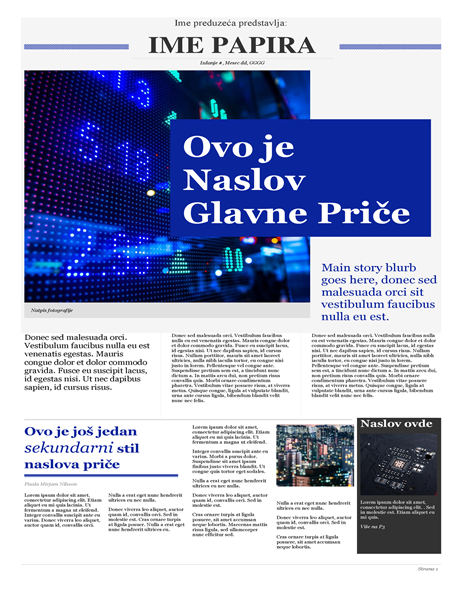 Moderne novine Moderne novine