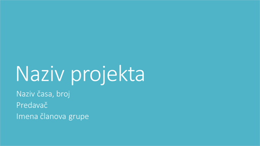 Prezentacija grupnog projekta (velegradske teme, široki ekran) Prezentacija grupnog projekta (velegradske teme, široki ekran)