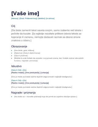 Jednostavna biografija Jednostavna biografija