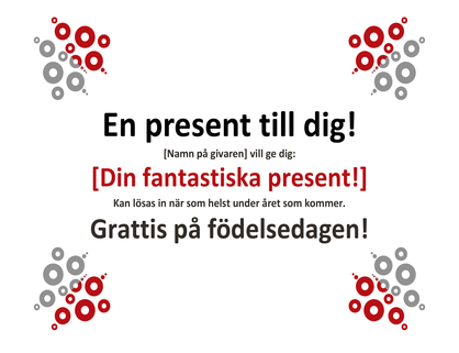 Gratis Presentkort Online gratis presentkort online