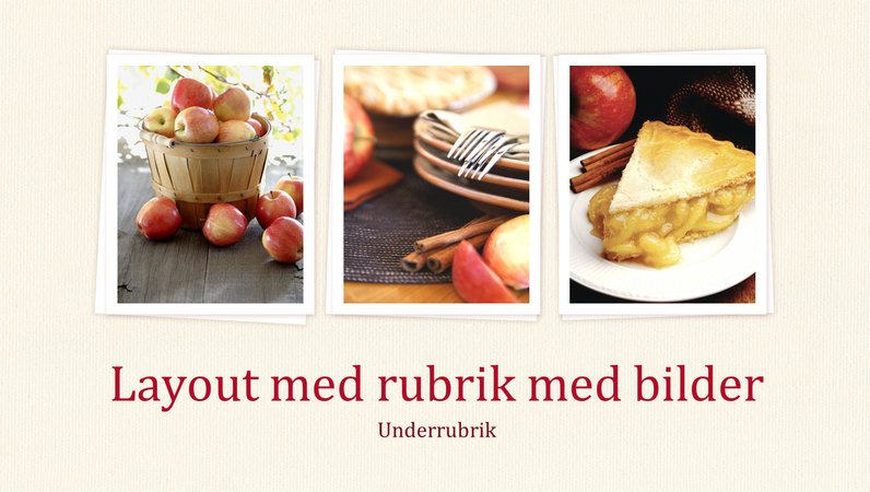 Presentation med kokboksdesign (bredbildsformat) Presentation med kokboksdesign (bredbildsformat)