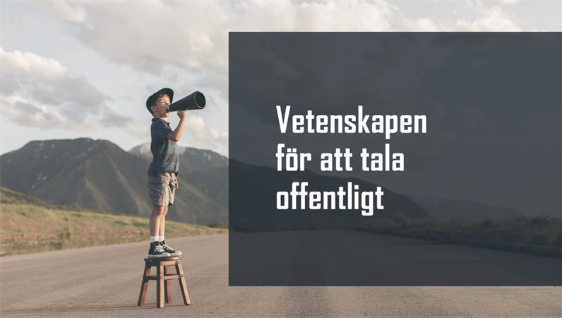 Presentation av vetenskapsprojekt (bredbild) Presentation av vetenskapsprojekt (bredbild)