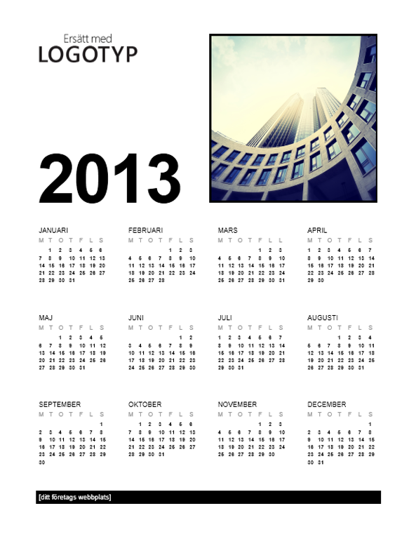 Kalender (mån-sön) Kalender (mån-sön)