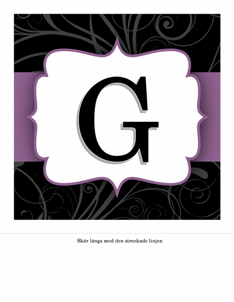 Årsdagsbanderoll – elegant Årsdagsbanderoll – elegant