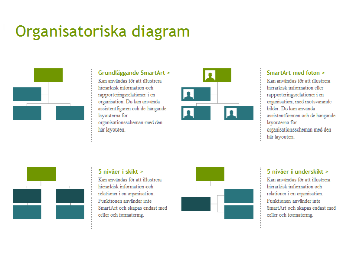 Organisationsscheman (grafiska) Organisationsscheman (grafiska)