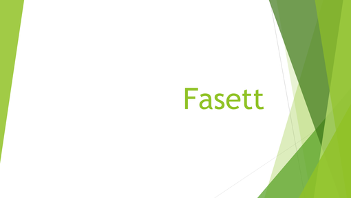Fasett Fasett