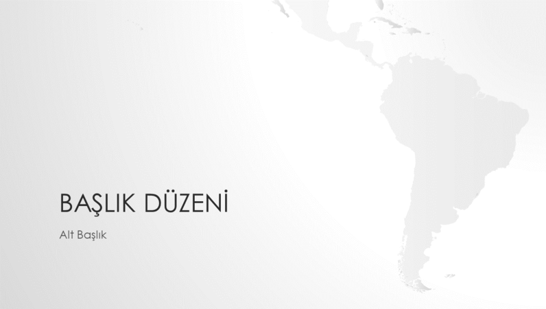 Dünya haritaları serisi, Güney Amerika kıtası sunumu (geniş ekran) Dünya haritaları serisi, Güney Amerika kıtası sunumu (geniş ekran)