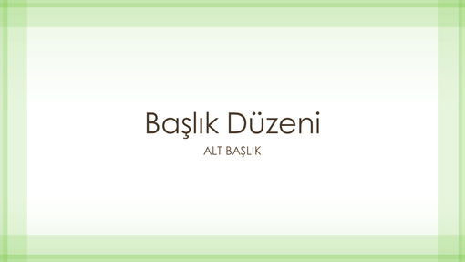 Şeffaf yeşil kenarlık tasarımlı sunu (geniş ekran) Şeffaf yeşil kenarlık tasarımlı sunu (geniş ekran)