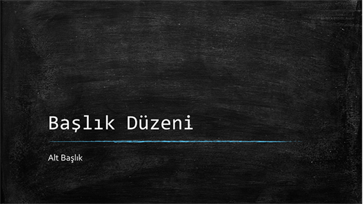 Yazı tahtası eğitim sunusu (geniş ekran) Yazı tahtası eğitim sunusu (geniş ekran)