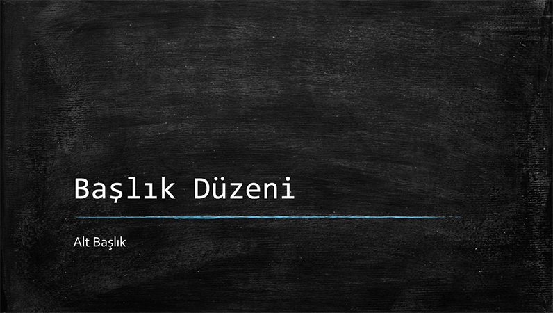 Yazı tahtası eğitim sunusu (geniş ekran) Yazı tahtası eğitim sunusu (geniş ekran)