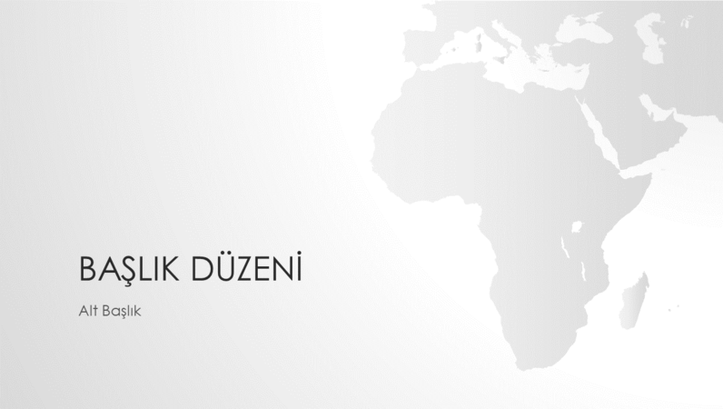 Dünya haritaları serisi, Afrika kıtası sunumu (geniş ekran) Dünya haritaları serisi, Afrika kıtası sunumu (geniş ekran)