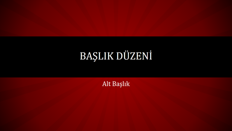 Kırmızı dairesel çizgiler sunusu (geniş ekran) Kırmızı dairesel çizgiler sunusu (geniş ekran)