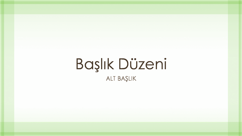 Saydam yeşil kenarlık tasarımlı sunu (geniş ekran) Saydam yeşil kenarlık tasarımlı sunu (geniş ekran)