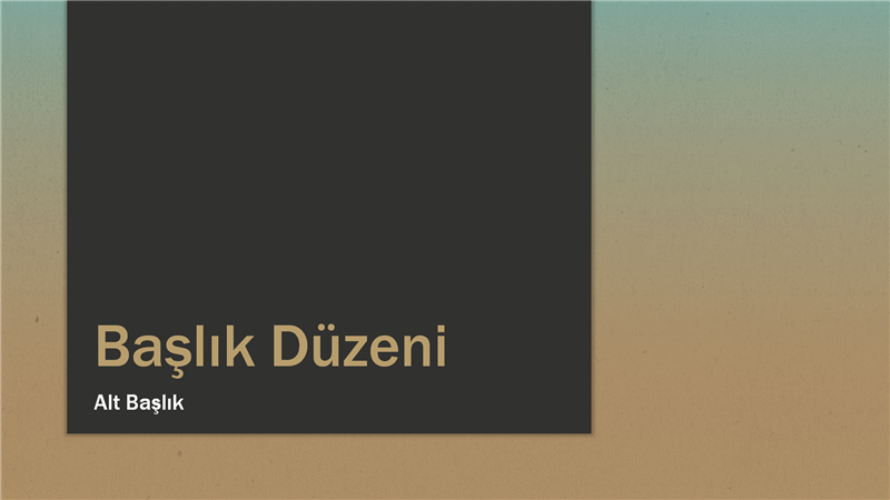 Maviden Ten Rengine Geçişli sunu (geniş ekran) Maviden Ten Rengine Geçişli sunu (geniş ekran)