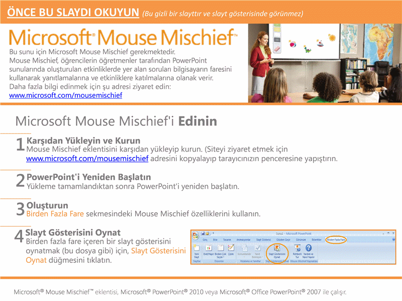 Mouse Mischief Birim Bloklarla Değer Yerleştirme Mouse Mischief Birim Bloklarla Değer Yerleştirme
