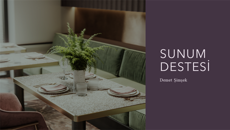 Restoran sunum destesi Restoran sunum destesi