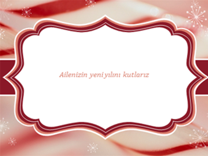Şeritli baston şekerli Noel kartları (sayfa başına 2) Şeritli baston şekerli Noel kartları (sayfa başına 2)