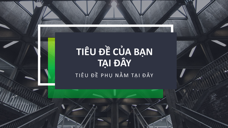 Bản trình bày chủ đề tối hiện đại Bản trình bày chủ đề tối hiện đại