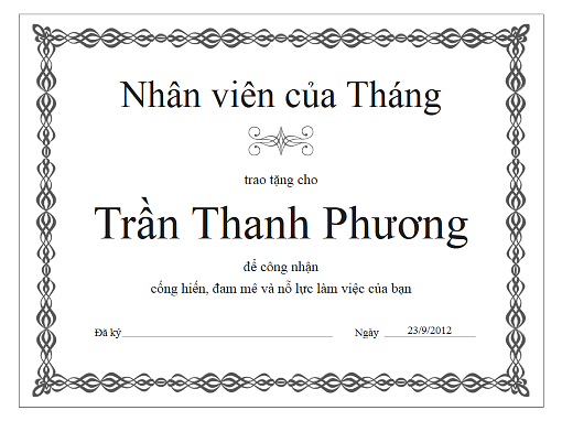 Giấy chứng nhận, Nhân viên của tháng (thiết kế chuỗi màu xám) Giấy chứng nhận, Nhân viên của tháng (thiết kế chuỗi màu xám)
