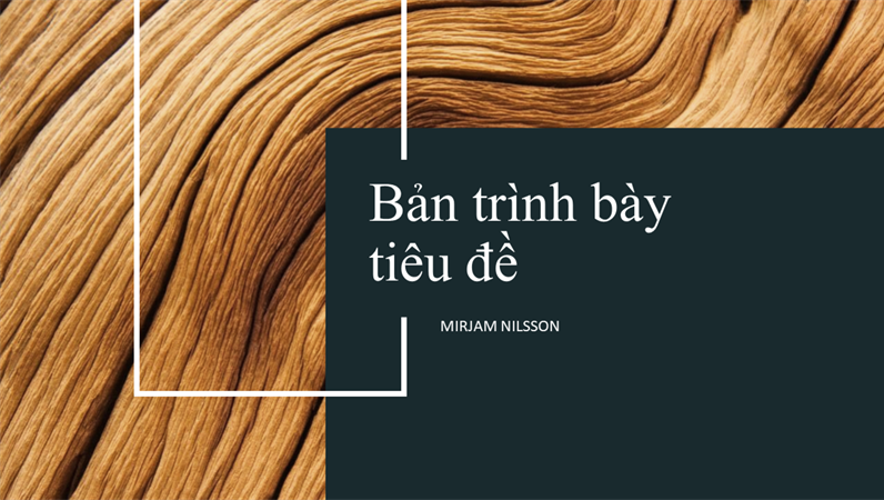 Bản trình bày trên nền gỗ sẫm màu Bản trình bày trên nền gỗ sẫm màu