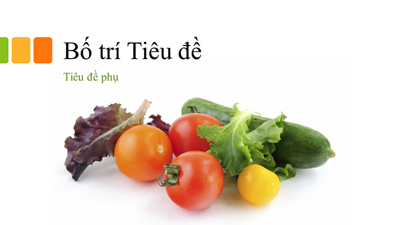 Bản trình bày thực phẩm tươi (màn hình rộng) Bản trình bày thực phẩm tươi (màn hình rộng)