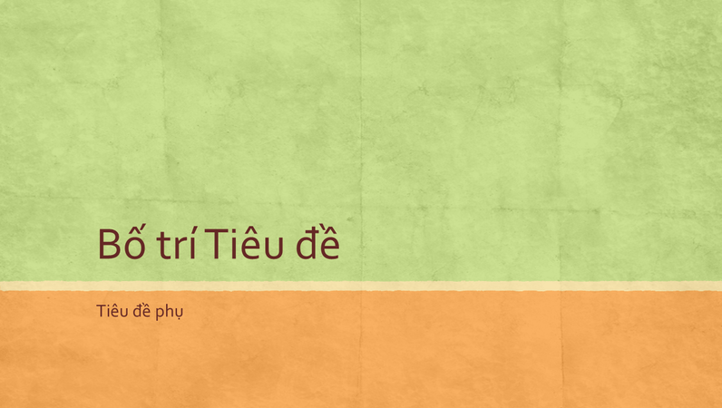 Bản trình bày tông màu đất (màn hình rộng)