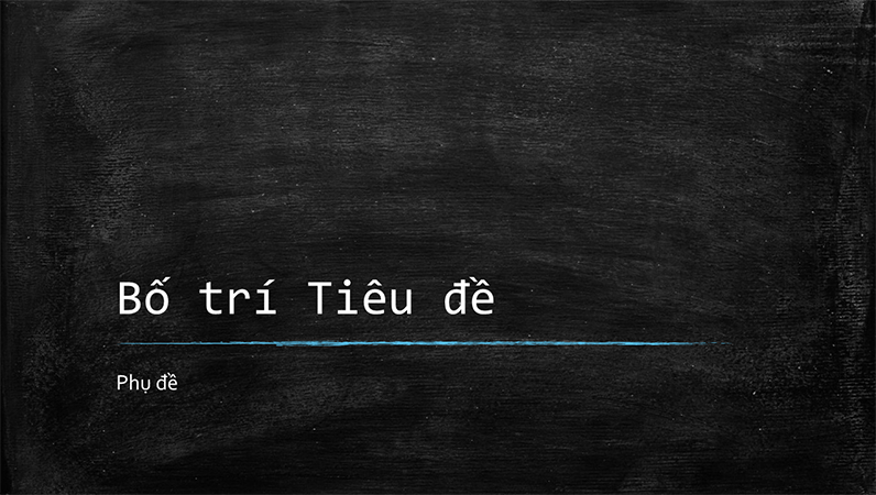 Bản trình bày giáo dục bảng đen (màn hình rộng)