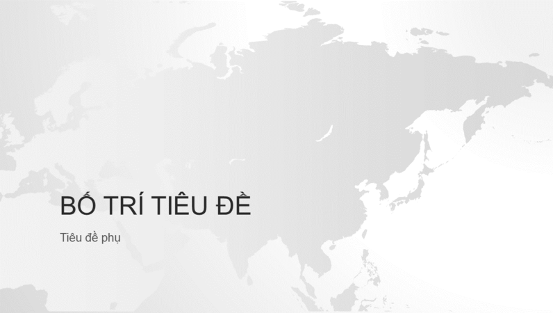 Chuỗi bản đồ thế giới, bản trình bày lục địa châu Á (màn hình rộng) Chuỗi bản đồ thế giới, bản trình bày lục địa châu Á (màn hình rộng)