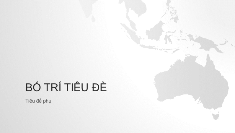 Chuỗi bản đồ thế giới, bản trình bày châu Úc (màn hình rộng) Chuỗi bản đồ thế giới, bản trình bày châu Úc (màn hình rộng)