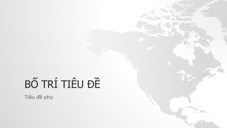 Chuỗi bản đồ thế giới, bản trình bày lục địa Bắc Mỹ (màn hình rộng) Chuỗi bản đồ thế giới, bản trình bày lục địa Bắc Mỹ (màn hình rộng)