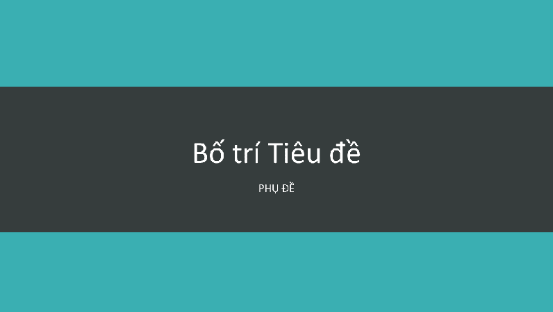 Bản trình bày có dải băng màu xanh cổ vịt (màn hình rộng) Bản trình bày có dải băng màu xanh cổ vịt (màn hình rộng)