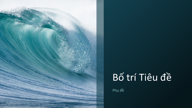 Bản trình bày có cảnh thiên nhiên với sóng đại dương (màn hình rộng) Bản trình bày có cảnh thiên nhiên với sóng đại dương (màn hình rộng)