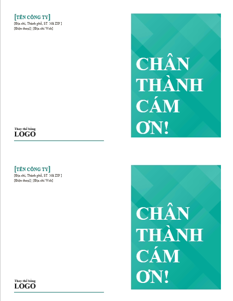 Thiệp Cảm ơn Thiệp Cảm ơn