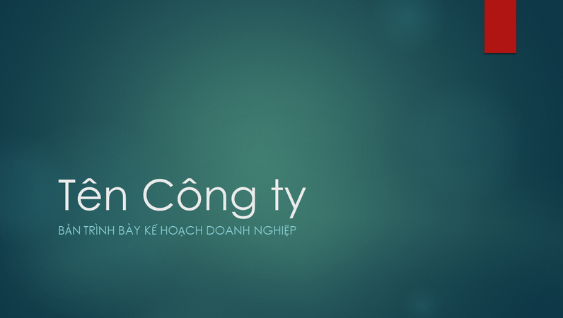 Bản trình bày kế hoạch doanh nghiệp (Thiết kế màu lục Ion, màn hình rộng) Bản trình bày kế hoạch doanh nghiệp (Thiết kế màu lục Ion, màn hình rộng)