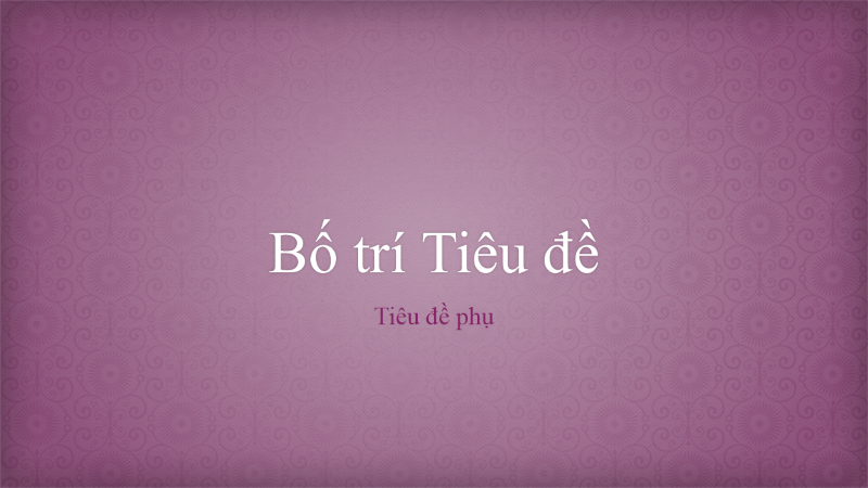 Bản trình bày có thiết kế thêu kim tuyến hình hoa màu hồng (màn hình rộng) Bản trình bày có thiết kế thêu kim tuyến hình hoa màu hồng (màn hình rộng)