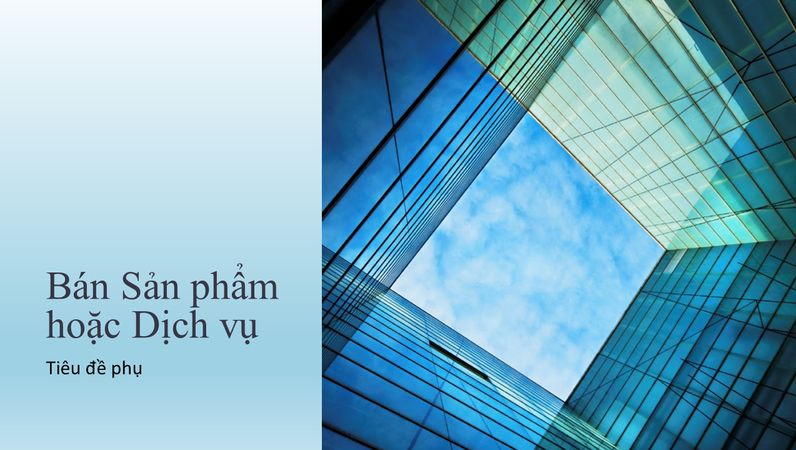 Bản trình bày bán hàng của doanh nghiệp về sản phẩm hoặc dịch vụ Bản trình bày bán hàng của doanh nghiệp về sản phẩm hoặc dịch vụ