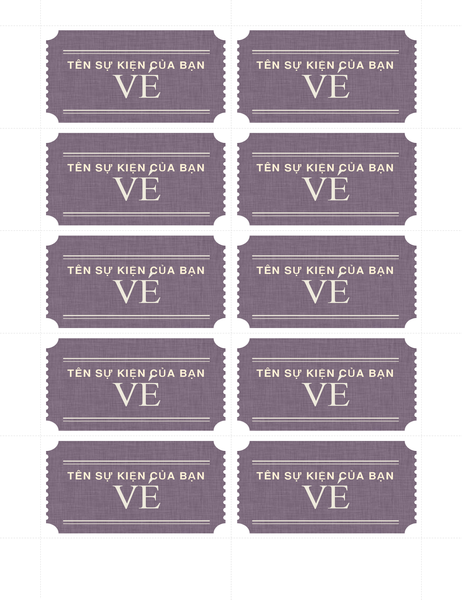 Vé Cơ bản