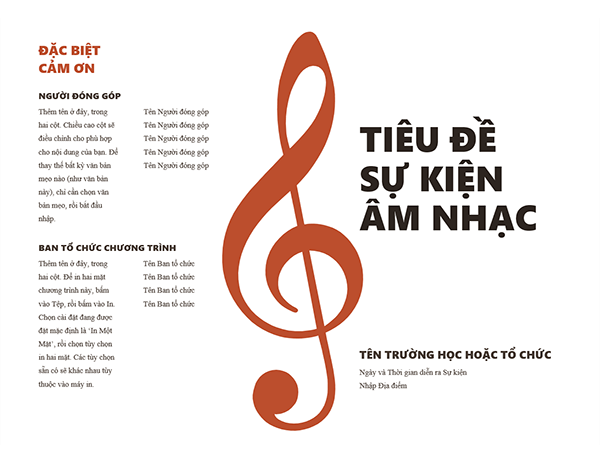 Chương trình âm nhạc Chương trình âm nhạc