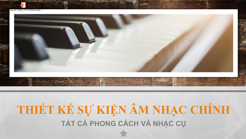 Thiết kế Sự kiện âm nhạc chính Thiết kế Sự kiện âm nhạc chính