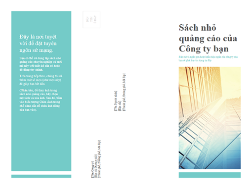 Sách nhỏ quảng cáo (Kinh doanh) Sách nhỏ quảng cáo (Kinh doanh)