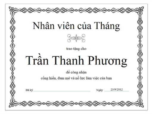 Giấy chứng nhận, Nhân viên của tháng (thiết kế chuỗi màu xám) Giấy chứng nhận, Nhân viên của tháng (thiết kế chuỗi màu xám)
