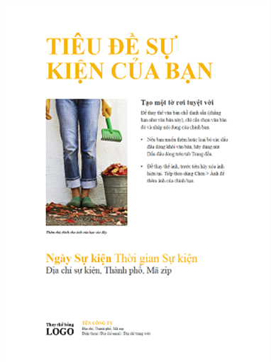 Tờ bướm doanh nghiệp nhỏ (thiết kế màu vàng) Tờ bướm doanh nghiệp nhỏ (thiết kế màu vàng)