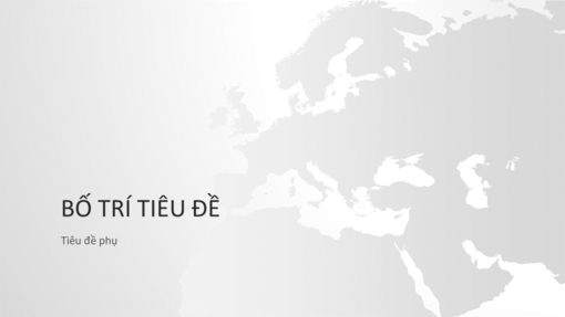 Chuỗi Bản đồ thế giới, bản trình bày châu Âu (màn hình rộng) Chuỗi Bản đồ thế giới, bản trình bày châu Âu (màn hình rộng)
