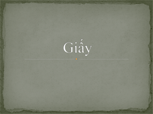 Giấy Giấy