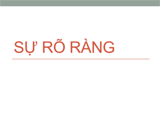 Rõ ràng Rõ ràng