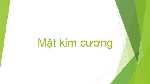 Mặt kim cương Mặt kim cương